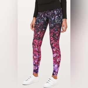 RARE Lululemon Wunder Under High-Rise Tight Nulux In Bloom Wunder Under Multi‎ 4